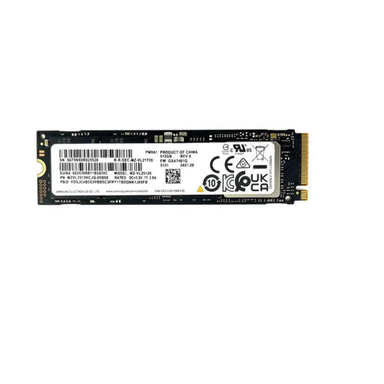 PM9A1-512G M.2 NVME PCIE4.0 2280 내부 삼성 SSD