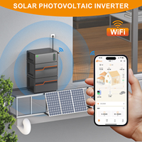 Offre spéciale Conversion de système d'onduleur solaire onduleur photovoltaïque Lifepo4 système de batterie de stockage d'énergie domestique hors réseau
