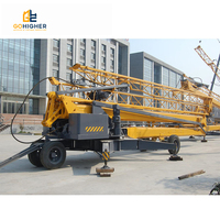 GOHIGHER mini grue à tour à montage automatique Petite grue à tour pliante mobile de 2 tonnes