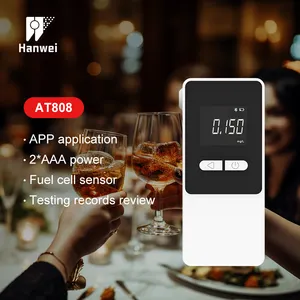 Yakıt hücresi Alkotester alkolmetre Bluetooth mobil uygulama AT808