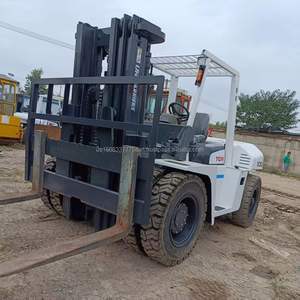 Japan Made Used TCM 10 Ton Diesel Engine Counterbalance <b>Forklift</b> in Hefei High Quality Low Price - Product Image 4
