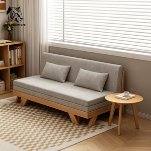 factory supply low cost customize huge stock ready to ship Stretchable <b>sofa</b> new designed living room furniture wood <b>folding</b> <b>sofa</b> - Product Image 3