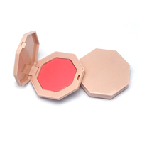 Vente en gros Boîte de poudre hexagonale de maquillage 6 couleurs Surligneur de couleur unique Surligneur de maquillage Poudre bronzante fine surligneurs avec logo personnalisé