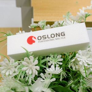 Custom logo Factory Wholesale High Quality White 120 Rectangle Sponge <b>Nail</b> <b>File</b> Buffer Block - Product Image 3