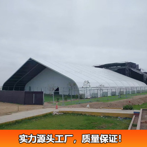 Carpa para Ferias Comerciales TFS de 1200 m², Rectangular, con Techo de PVC, Resistente al Viento, Aislamiento Térmico, para Uso en Exposiciones - Product Image 2
