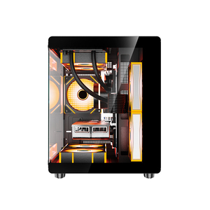 Ordinateur de jeu professionnel personnalisé <span class=keywords><strong>AMD</strong></span> <span class=keywords><strong>Ryzen</strong></span> <span class=keywords><strong>5</strong></span> <span class=keywords><strong>5600G</strong></span> 16G 512G SSD RGB, vente en gros rapide, PC de jeu de bureau - Product Image 5