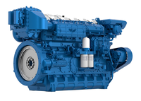 Moteur diesel marin Weichai Baudouin série 6m26.3, 815 ch, refroidi par eau, 4 temps, 6 cylindres, pour bateau