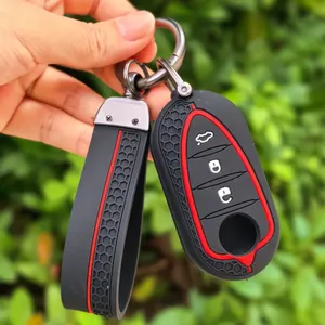 <span class=keywords><strong>Porte</strong></span>-clés en Silicone pour <span class=keywords><strong>Alfa</strong></span> <span class=keywords><strong>Romeo</strong></span> Giulietta Myth Junior 4C <span class=keywords><strong>Romeo</strong></span> Mito Myth 159 GTO GTA, accessoires de voiture - Product Image 1