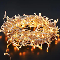 Guirlande Lumineuse LED Chute de Noël Extérieure Effet Goutte d'Eau Glaçon Rideau Lumineux de Noël LED
