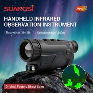 Caméra de vision nocturne haute résolution 35 mm avec grossissement 5x, portée effective de 1800 m, imagerie <span class=keywords><strong>thermique</strong></span> infrarouge, idéale pour la <span class=keywords><strong>chasse</strong></span> - Product Image 1
