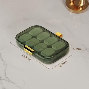 Pastillero de 8 Días con Código de Color, 8 Compartimentos con Tapas a Presión para Mayor Seguridad - Product Image 4