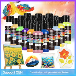 OSBANG Vente directe d'usine Ensemble de pigments à base d'eau pour la peinture pour enfants et l'art acrylique d'<span class=keywords><strong>artiste</strong></span> sur cuir - Product Image 2