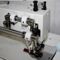 Machine à coudre domestique multifonctionnelle à bras libre, triple aiguille, moteur haute vitesse, avec presse-pied et système de verrouillage des points