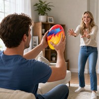 Ballon anti-stress de football en mousse PU imprimé rayé flamme avec logo personnalisé – Cadeau promotionnel pour fête