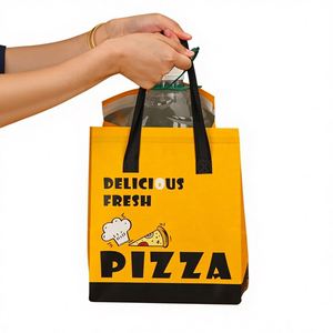 Pizza Takeaway Insulation Backpack Non-Woven Custom Cooler Bags 20-35L Zipper Closure - Product Image 2