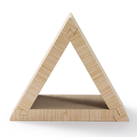 Griffoir triangulaire pour chat en gros, maison griffoir multifonctionnelle pour animaux de compagnie