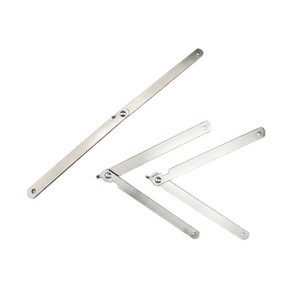 Barre de support pliable en deux sections Yuyao en fer, pliage à plat à 180 degrés pour ouverture supérieure de bagages - Product Image 1