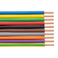 Câble électrique BV 450/750V 6mm à conducteur unique en cuivre massif isolé PVC pour l'alimentation des bâtiments et l'industrie