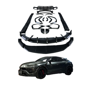 Nouveau kit carrosserie avant en fibre de carbone avec feux antibrouillard, pare-chocs avant et aileron arrière pour Urus - Installation par visage à visser - Product Image 1