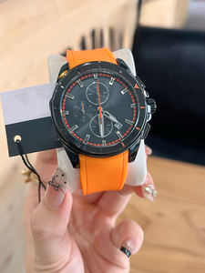 Montre mécanique pour homme classique, best-seller, exsudant de la puissance, diamètre 43 mm, bracelet en silicone, surface miroir super résistante - Product Image 2