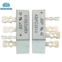 Pont redresseur à diodes monophasé KBPC1510 KBPC2510 KBPC3510 KBPC5010 15A 25A 35A 50A 1000V pour alimentation électrique