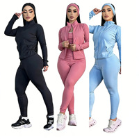 Nouvelle collection automne : Vêtements pour femmes, tenues de sport, vêtements de sport durables, streetwear, logo personnalisé, survêtement respirant uni, Aloe Yoga