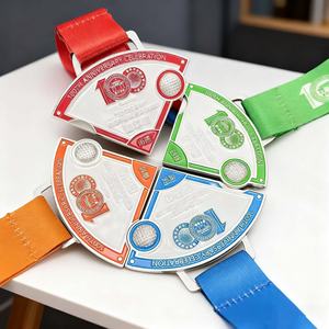 Medallas Deportivas Personalizadas de Aleación de Zinc, Medallas de Oro, Plata y Bronce 3D al por Mayor, Artesanías Metálicas para Equipos y Uso Personal - Product Image 1