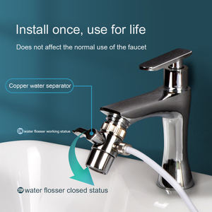 Fil dentaire d'eau pour <span class=keywords><strong>le</strong></span> nettoyage des dents, la famille la <span class=keywords><strong>plus</strong></span> puissante, robinet de remplacement de la buse, pièces - Product Image 6