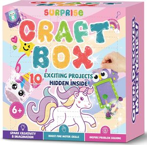 <span class=keywords><strong>Kit</strong></span> de <span class=keywords><strong>couture</strong></span> pour enfants, boîte d'activités créatives, <span class=keywords><strong>10</strong></span> projets DIY en feutre pour la création de poupées en peluche et d'oreillers en peluche, cadeau pour filles et garçons - Product Image 3