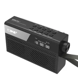 Bkk Nieuw Aankomst Meest Populaire Draagbare Met Bluetooth Speaker Digitale Lied Mp3 Speler Internet Vintage Dab Radio