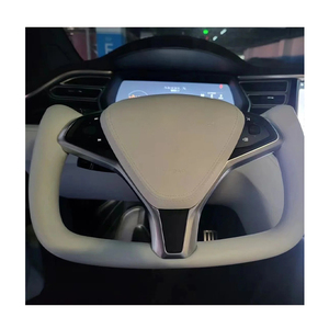 Volant de direction en fibre de carbone personnalisable pour <span class=keywords><strong>Tesla</strong></span> Model S Volant de direction 2014 2015 2016 2017 2018 2019 - Product Image 6