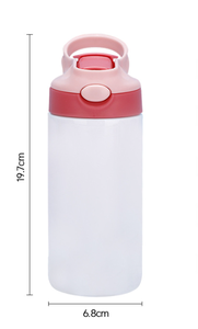 12oz Custom <b>Thermo</b> Portable Back To School 304 Stainless Steel Double-wall Leak-proof Lid With Straw - Product Image 3