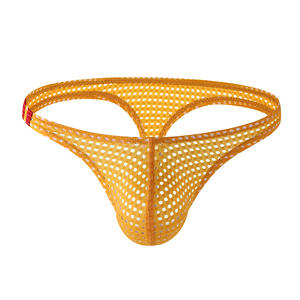 Mannen String Mesh Ademend Dun Ondergoed Gay Heup-Blootgestelde Sexy Mode Low-Taille String Volwassen Seks - Product Image 5