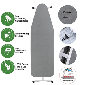 Funda Universal para <span class=keywords><strong>Tabla</strong></span> <span class=keywords><strong>de</strong></span> <span class=keywords><strong>Planchar</strong></span>, Plateada, Acolchada, Resistente al Calor, Reflectante, Anti-quemaduras, con Resistencia al Calor - Product Image 4