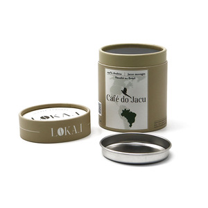 Các phân hủy sinh học tùy chỉnh cấp thực phẩm giấy tổng hợp bao bì Cà phê bột xi lanh ống bao bì hình trụ Canister - Product Image 4