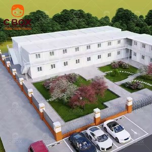 Cbox Eco-Friendly Prefabricated Mining Campsite Worker Dormitory Construction Site Office Flat Pack <b>Container</b> House - Product Image 5