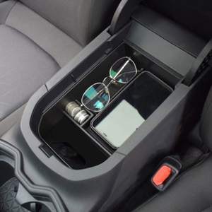 Intérieur en plastique ABS noir <span class=keywords><strong>pour</strong></span> Toyota 2020 RAV4 Boîte de rangement <span class=keywords><strong>pour</strong></span> accoudoir central Décoration 2 en 1 Boîte de rangement <span class=keywords><strong>pour</strong></span> chargeur de <span class=keywords><strong>voiture</strong></span> avant - Product Image 5