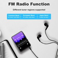 Reproductor MP3 de música y vídeo multifunción TFT LCD con altavoz, Radio FM y grabadora de voz, compatible con lectura de libros electrónicos de audio WAV y APE