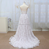 Robe de mariage en dentelle française, doublure en dentelle douce, gris violet, cœur, nouvelle collection