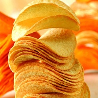 Papas Fritas Crujientes Saladas de 110g, Caja de Snacks Fritos, Empaquetado a Granel para Venta al por Mayor