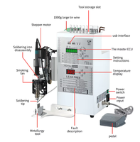Machine à souder semi-automatique de bureau JB-N01 avec alimentation en étain réglable pour soudure de cartes de circuits imprimés, bandes LED et fils