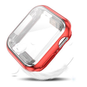 Estuche Protector para <span class=keywords><strong>Apple</strong></span> <span class=keywords><strong>Watch</strong></span> <span class=keywords><strong>Serie</strong></span> 9, TPU Plateado, Protección Completa de Pantalla, Accesorios para iWatch 1-<span class=keywords><strong>6</strong></span> - Product Image 6