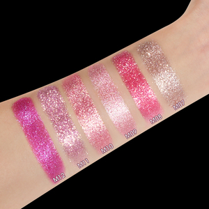 Polvere Scintillante Duochrome per Viso, Ombretto Metallico Glitterato, Pigmenti Olografici per Occhi con Effetto Cangiante <span class=keywords><strong>Rosso</strong></span> Rosa - Product Image 4