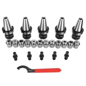 CNC Machine Tools CAT40 Er32 Collet Chucks <span class=keywords><strong>5</strong></span> piezas CAT40 Portaherramientas con 12 piezas <span class=keywords><strong>ER</strong></span> 32 pulgadas Collet Set - Product Image 3