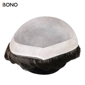 BH11 Peluca de Cabello Humano Natural y Duradero de 5*7 Pulgadas <span class=keywords><strong>para</strong></span> Hombre, Base Mono Fina con Tupé NPU - Product Image 3