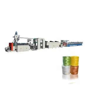 Agriculture Packing Split Film Plastic Poly PP Raffia Yarn Baler Twine Production Line