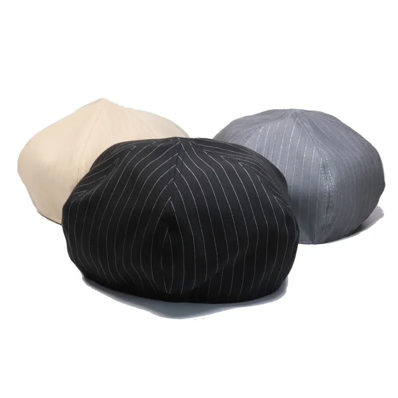 Personalizada 100% algodón pintor sombreros boina de Octagonal gorra sombrero