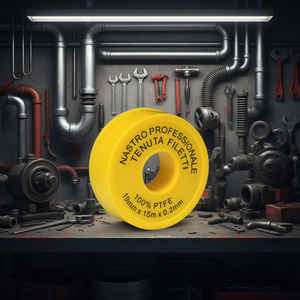 Nastro Professionale Tenuta Filetti 19mm x 15m 100% <b>PTFE</b> - Product Image 3
