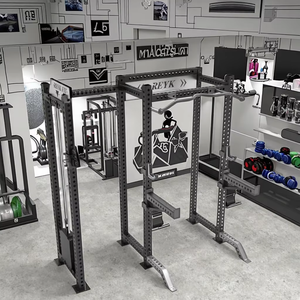 REYK-17 Máquina de Entrenamiento de Fuerza de Acero Inoxidable con Pila de Pesas de 75 kg+, Diseño de Marco Completo, Cable de Fitness Integral para Ejercicios de Vuelo - Product Image 6