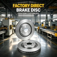Service ODM Disque de frein OE # 2064211200 Disque de frein sur mesure ODM pour le développement des marques MERCEDES-BENZ